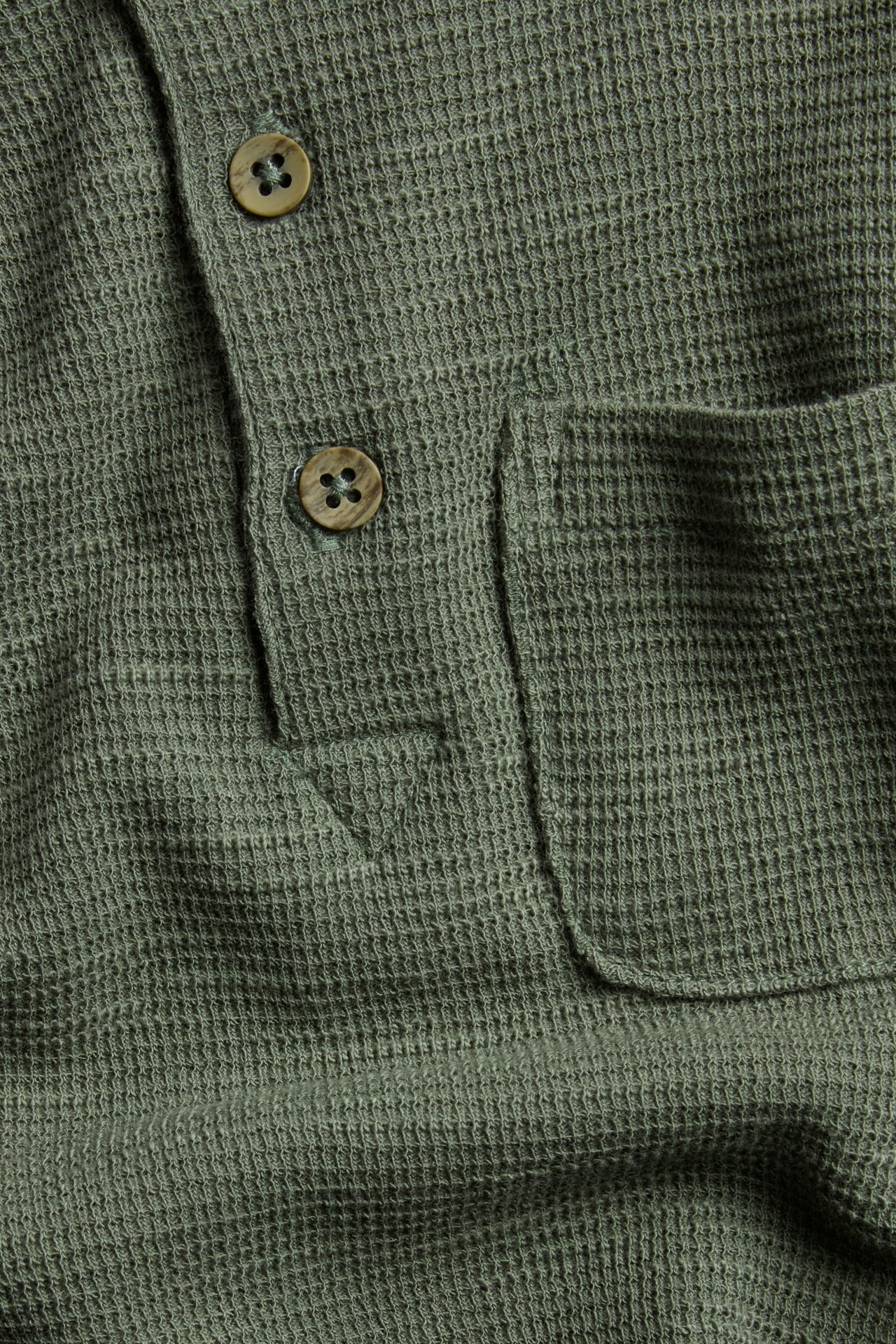 Langärmliges Grandpa-Shirt - Grün - 2