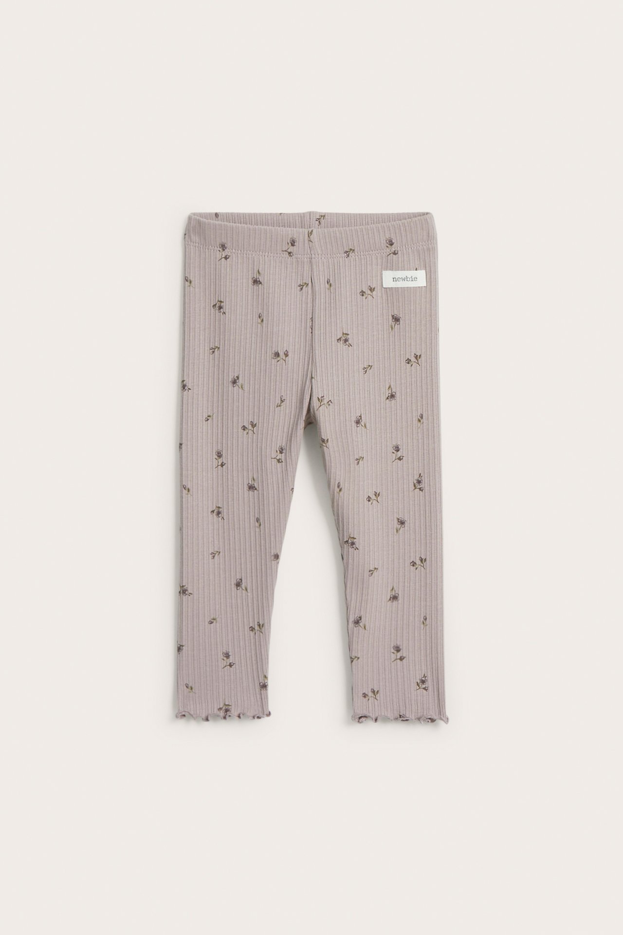 Leggings with floral print