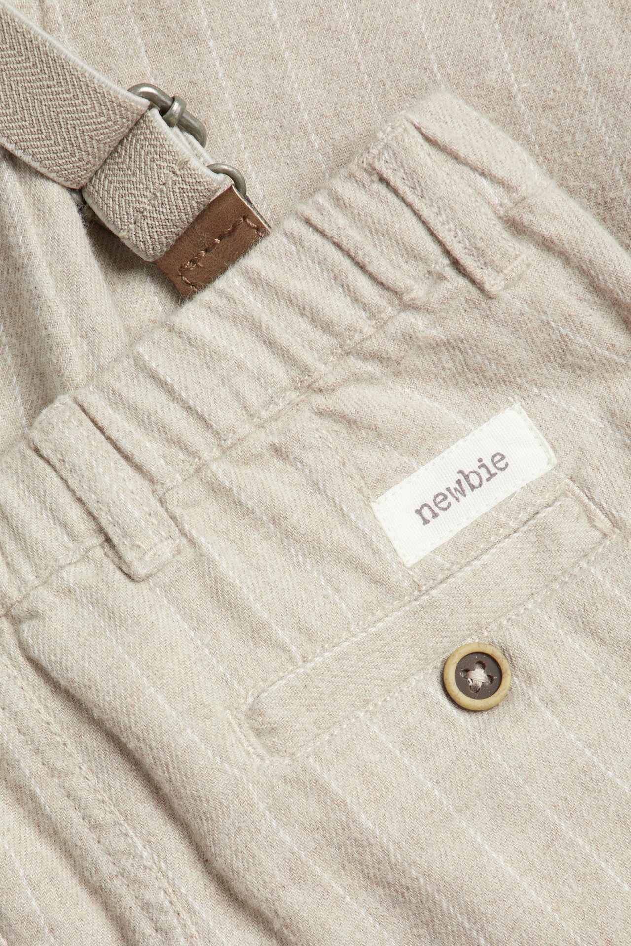 Woven dress trousers with braces