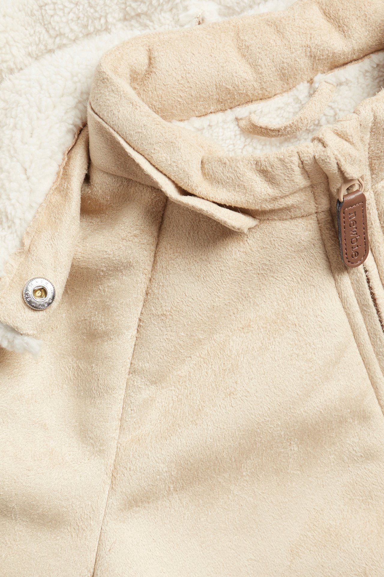 Lammfelljacke mit Teddyfutter