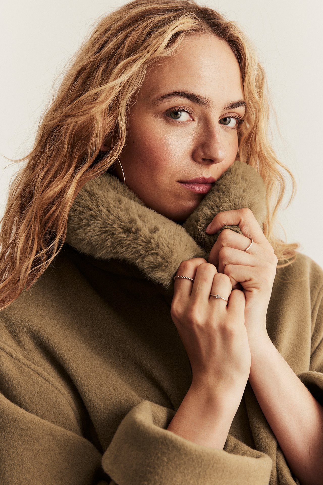 Mantel aus Wollgemisch Newbie Woman - Braun - 180 cm/Größe S - 5