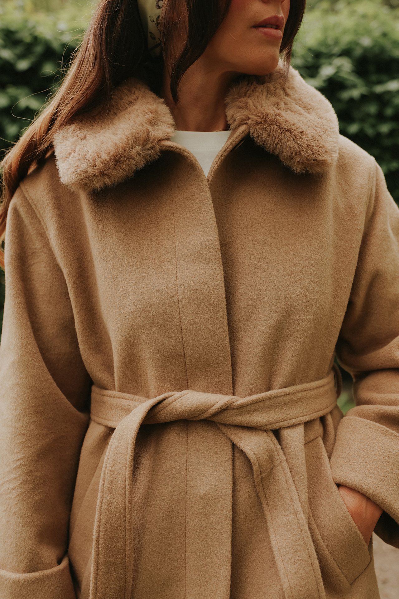 Mantel aus Wollgemisch Newbie Woman