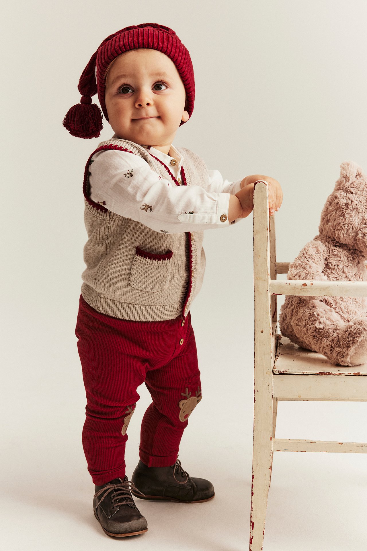 Leggings with knee details