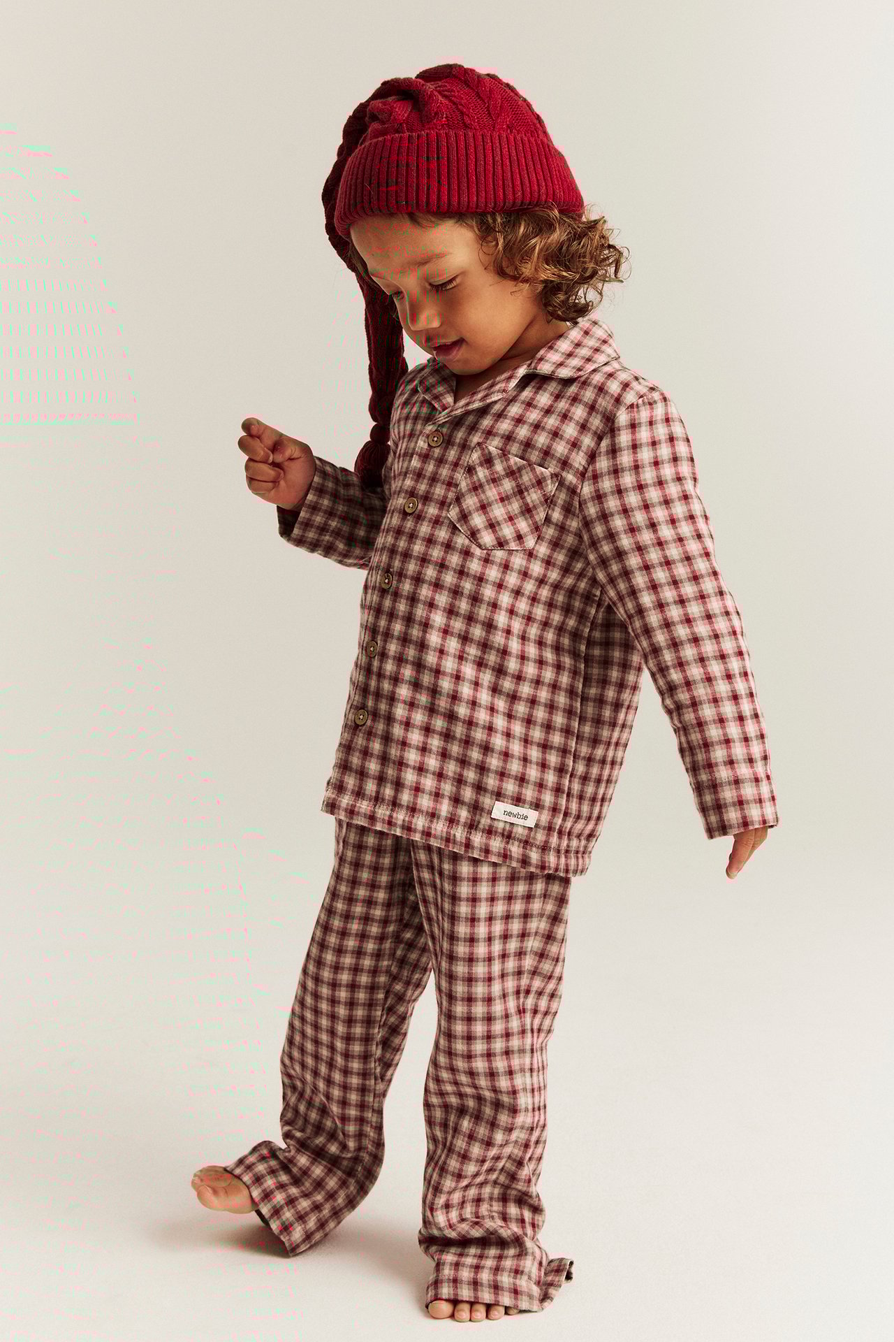 Karierter Pyjama - Rot - 1