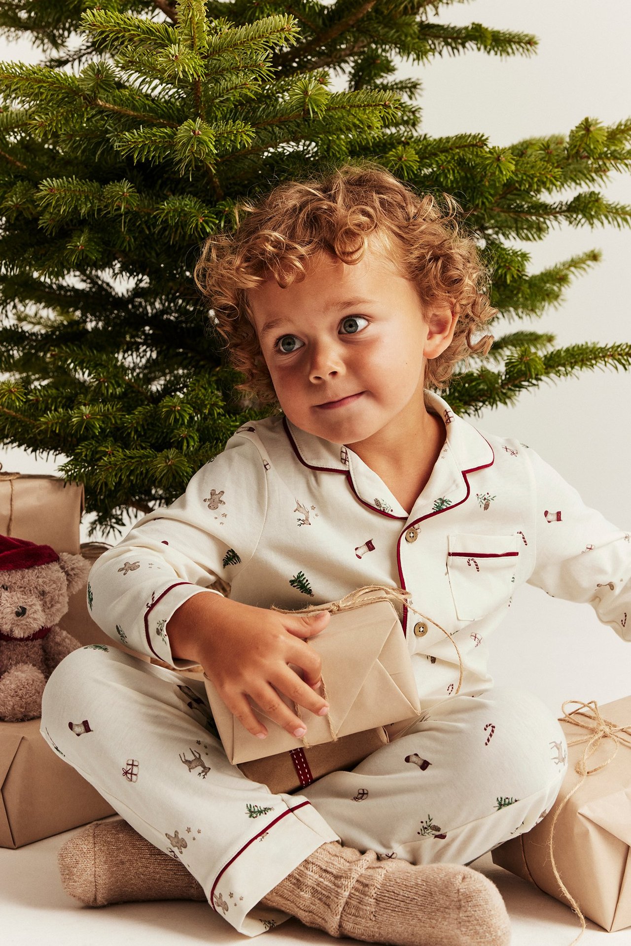 Christmas pajamas - Off-white - 1