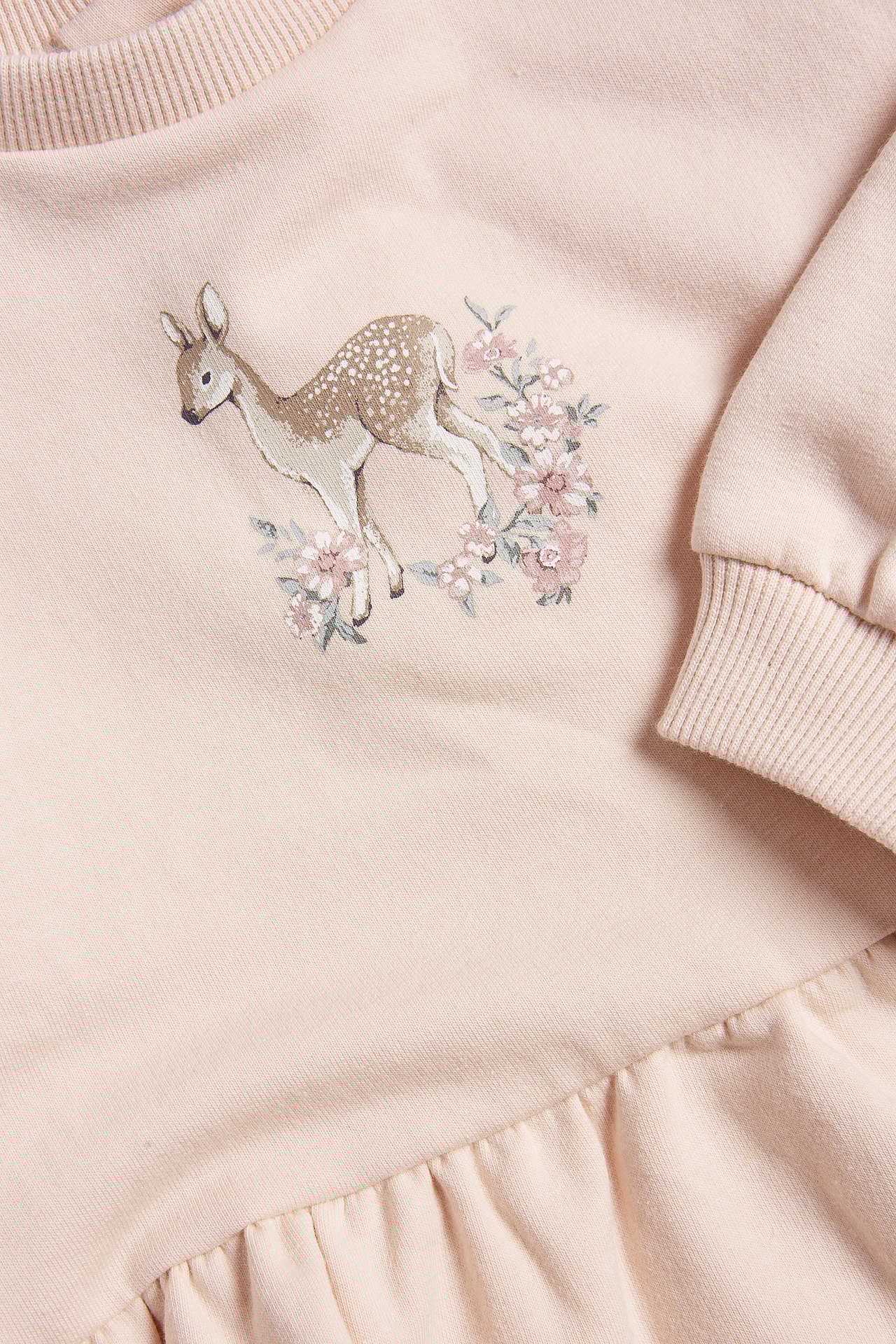 Sweatshirt with frills - Light pink - 5