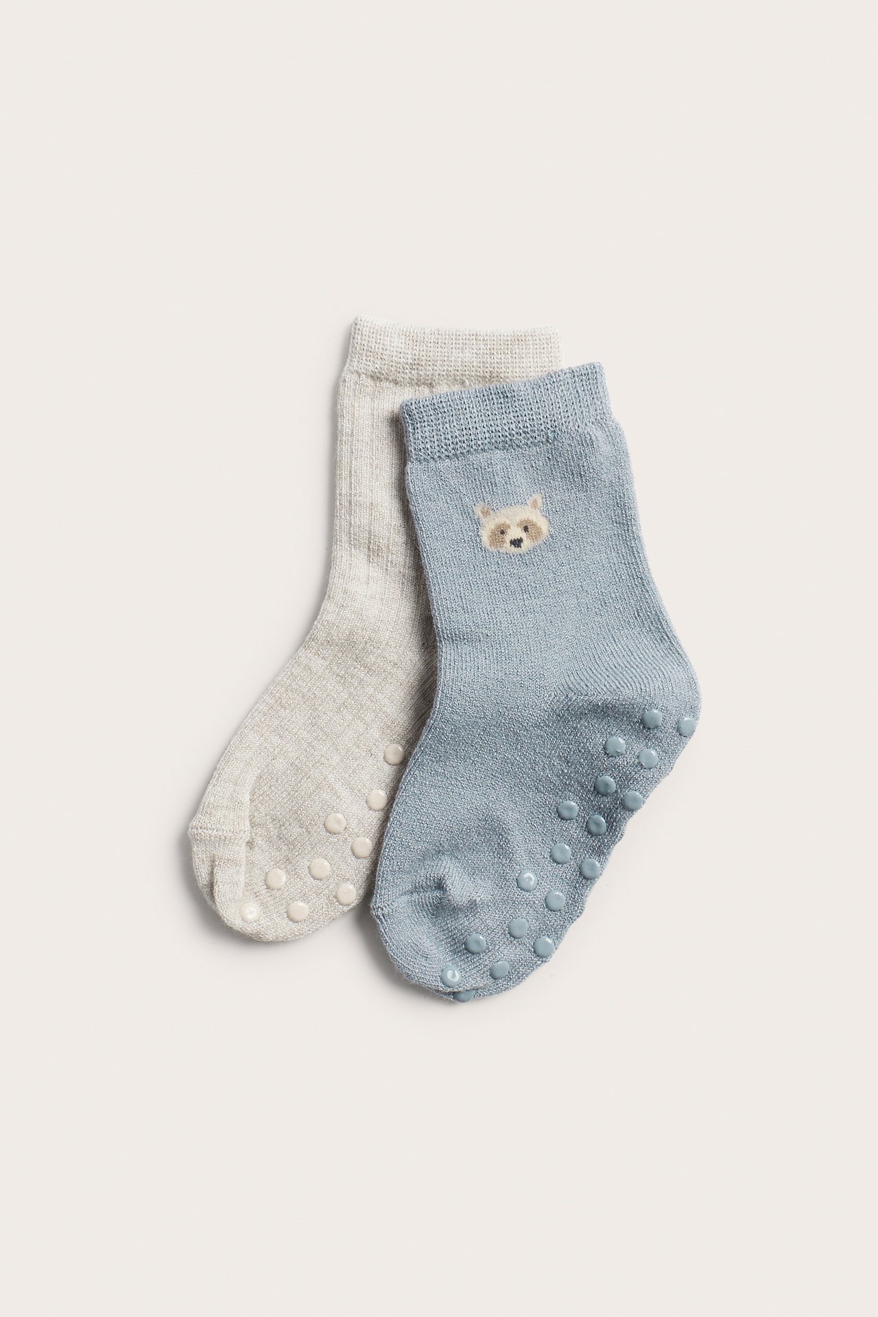 2er-Pack Socken aus Wollmischgewebe - Hellblau - 1