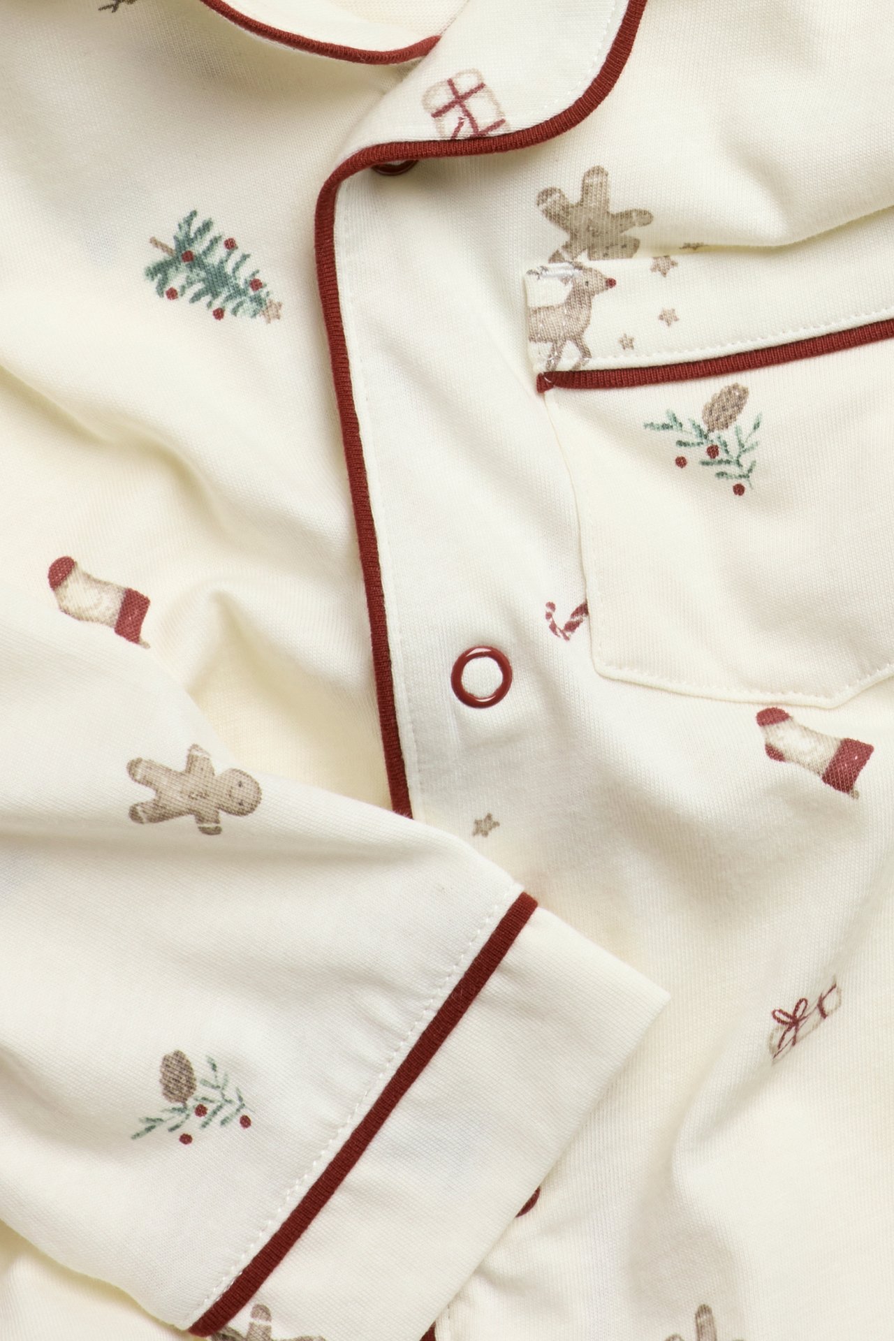 Weihnachts-Pyjama - Naturweiß - 4