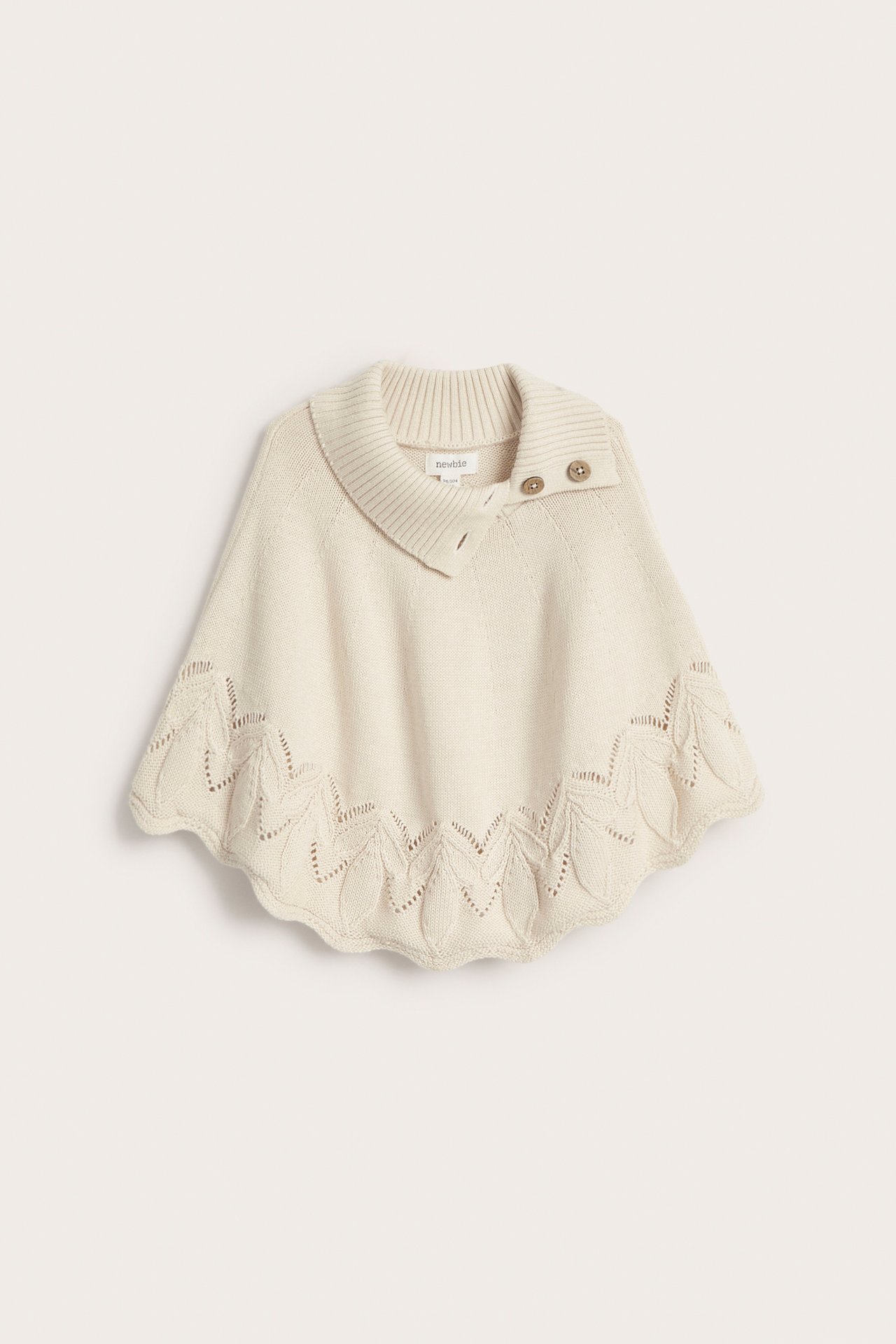Knitted poncho