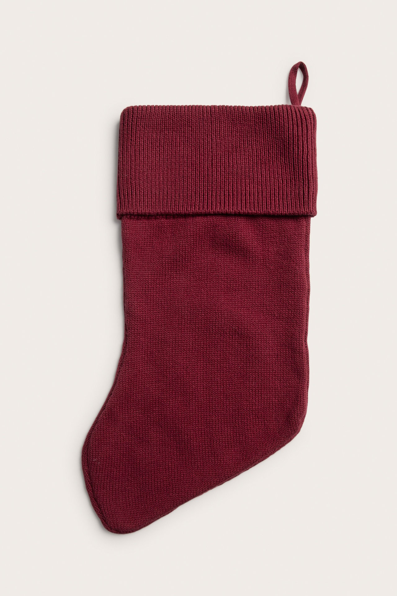 Knitted Christmas stockings - Red - 4