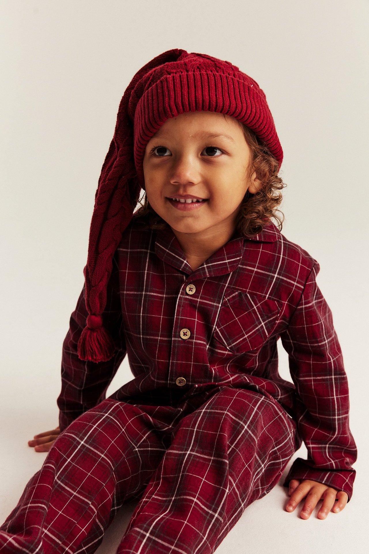 Plaid flannel pajamas