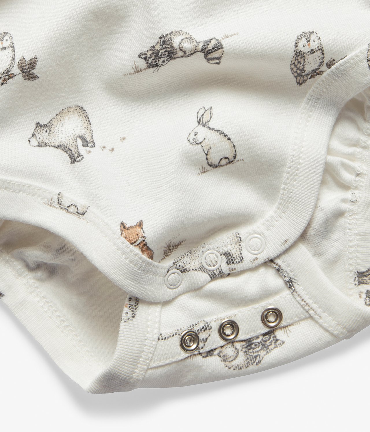 Wild animal bodysuit - Off-white - 1