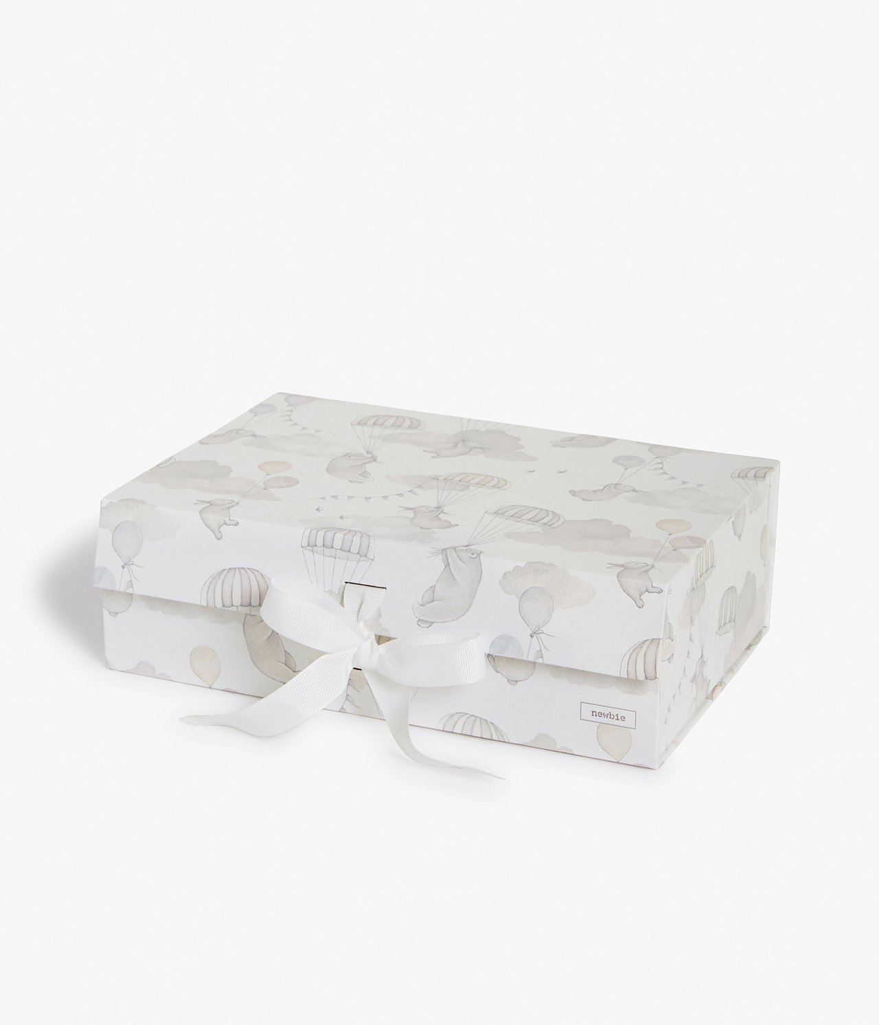 Animal print large gift box - Off-white - 1