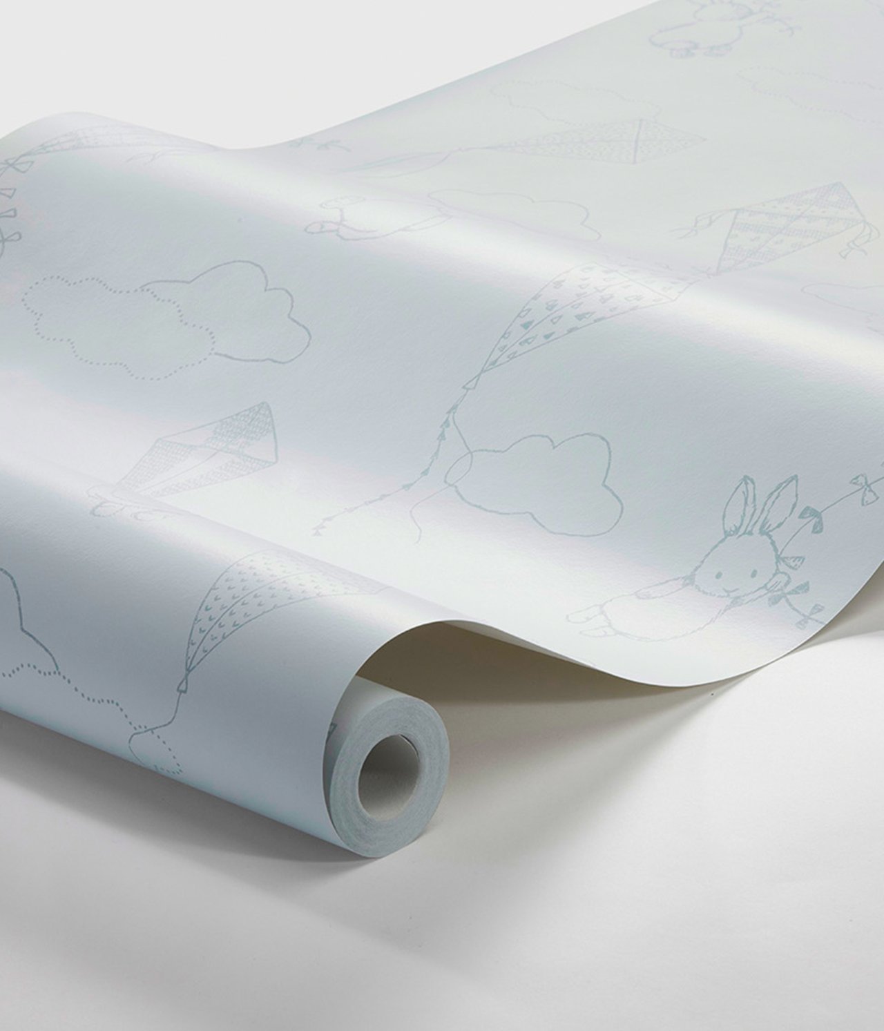 Up & Away light blue wallpaper - Blau - 2