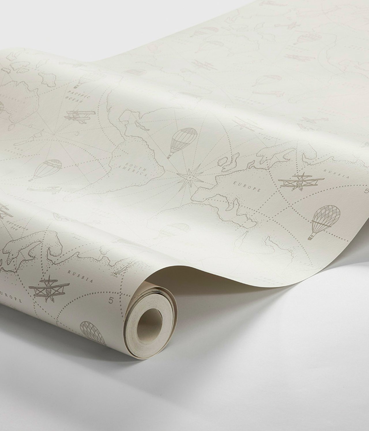 Adventures beige wallpaper - Beige - 2