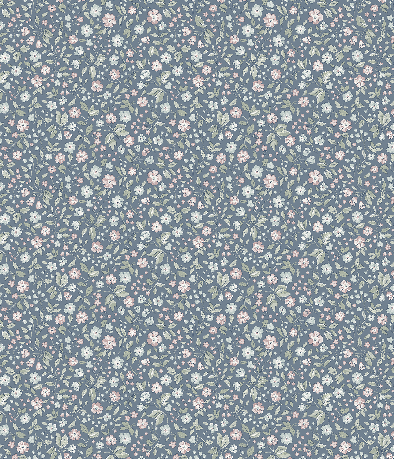 Tapete - Dunkelblau - 1