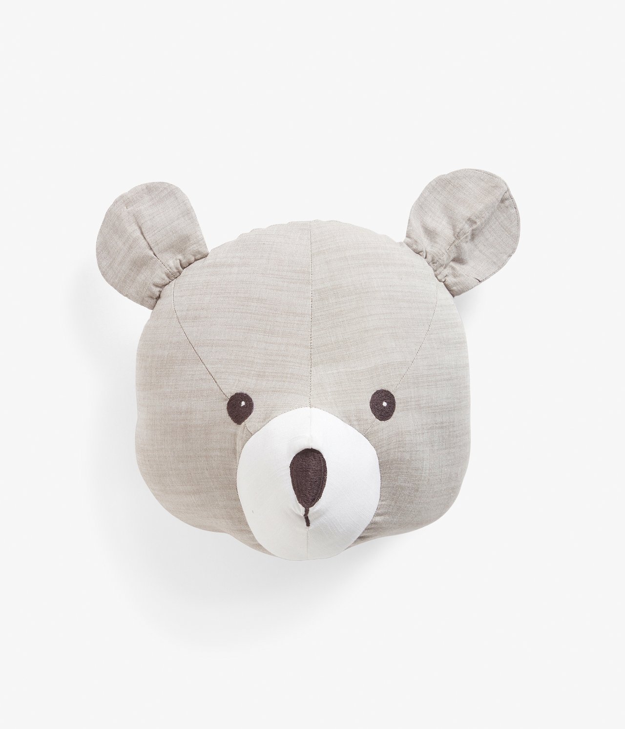 Pillow with bear face - Beige - 1