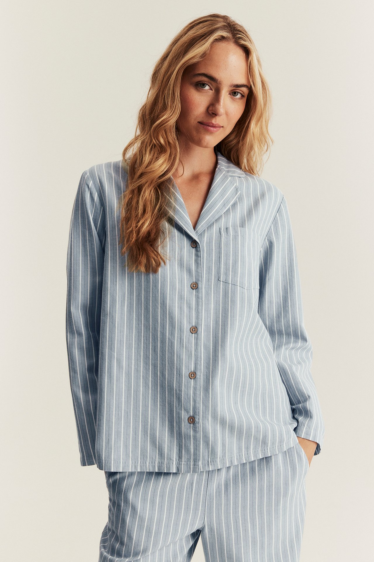 Striped pajamas from Newbie Woman.