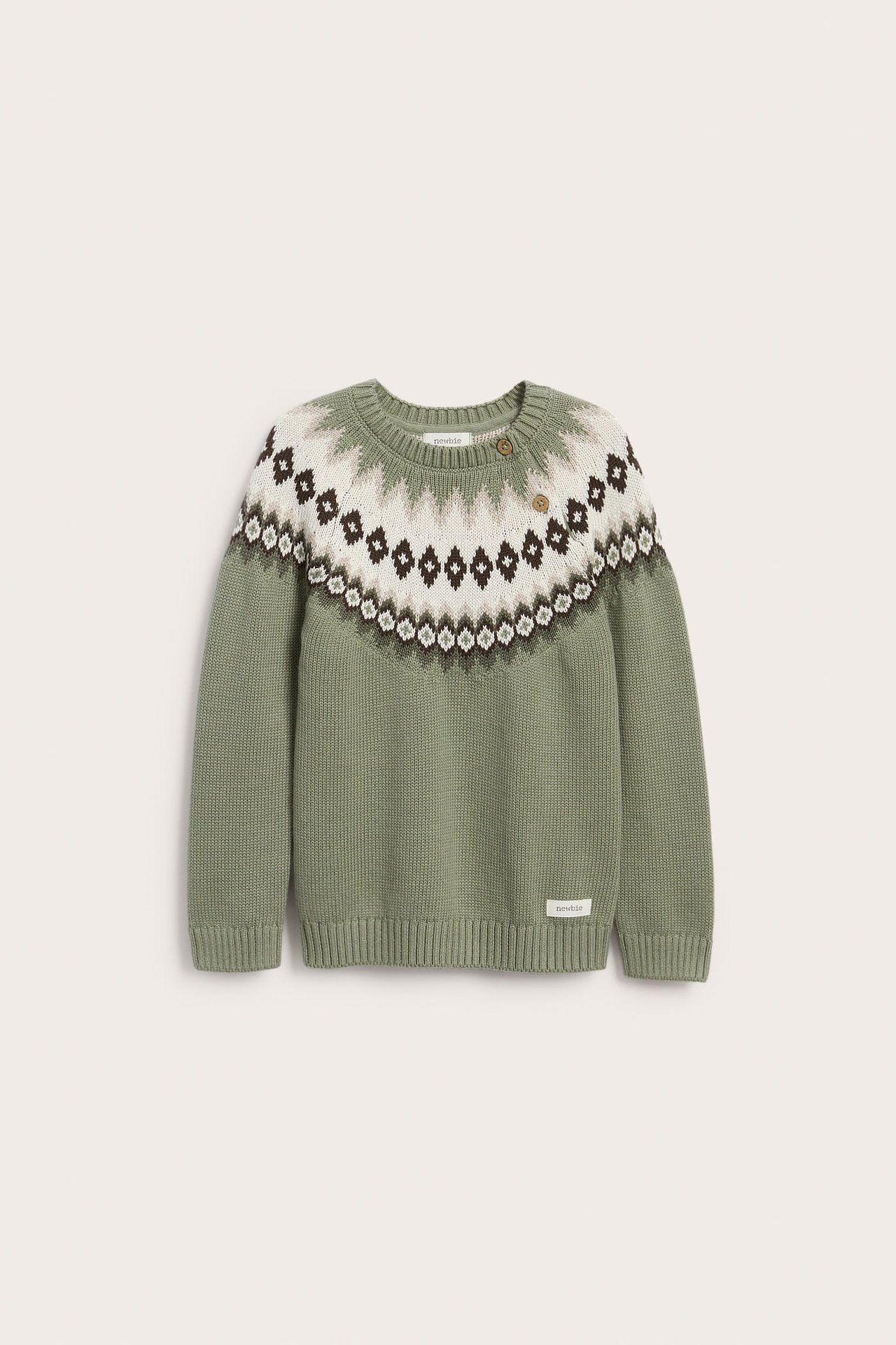 Strickpullover mit Jacquardmuster