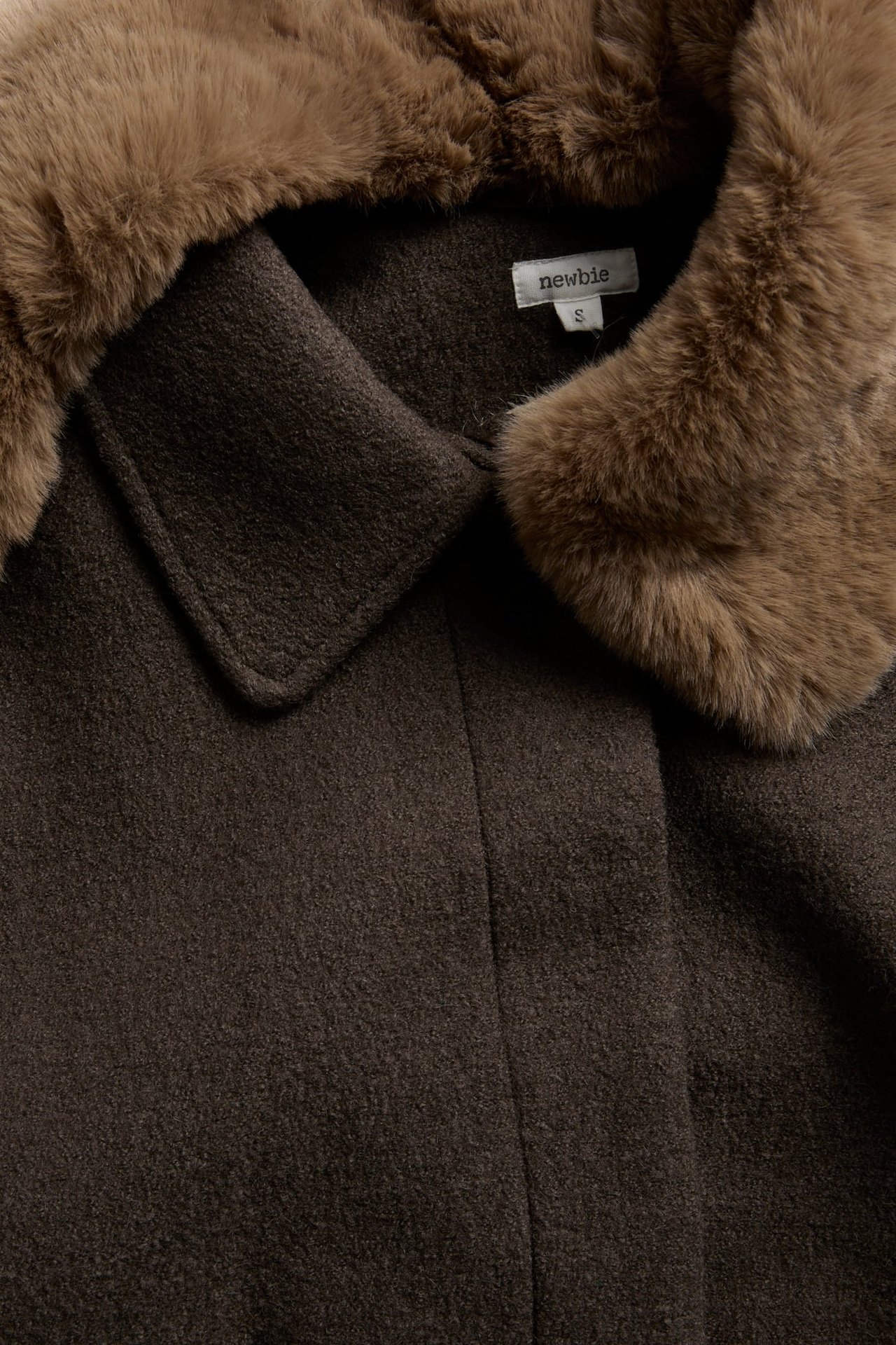 Short wool jacket Newbie Woman - Brown - 9