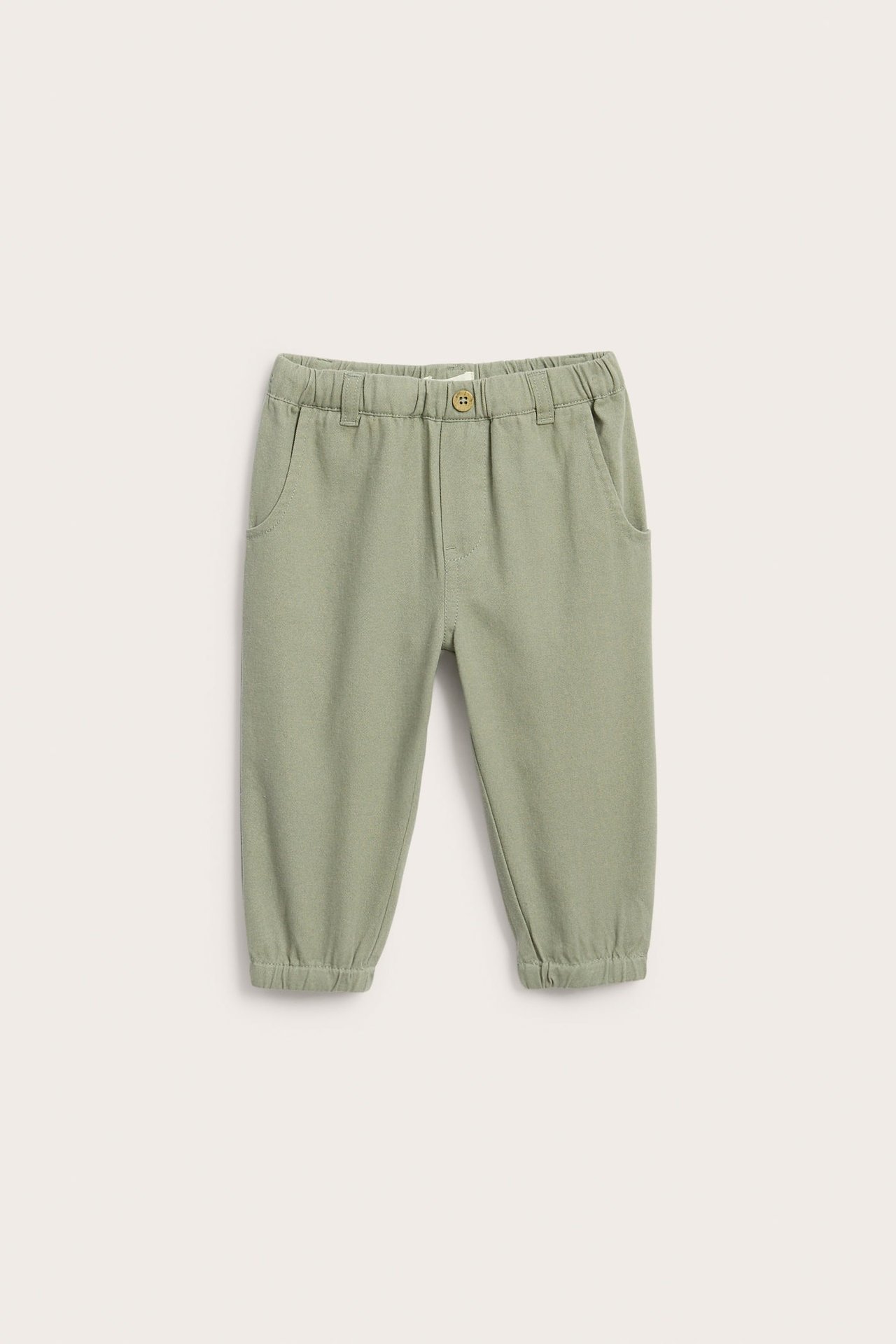 Pants with embroidery and pockets