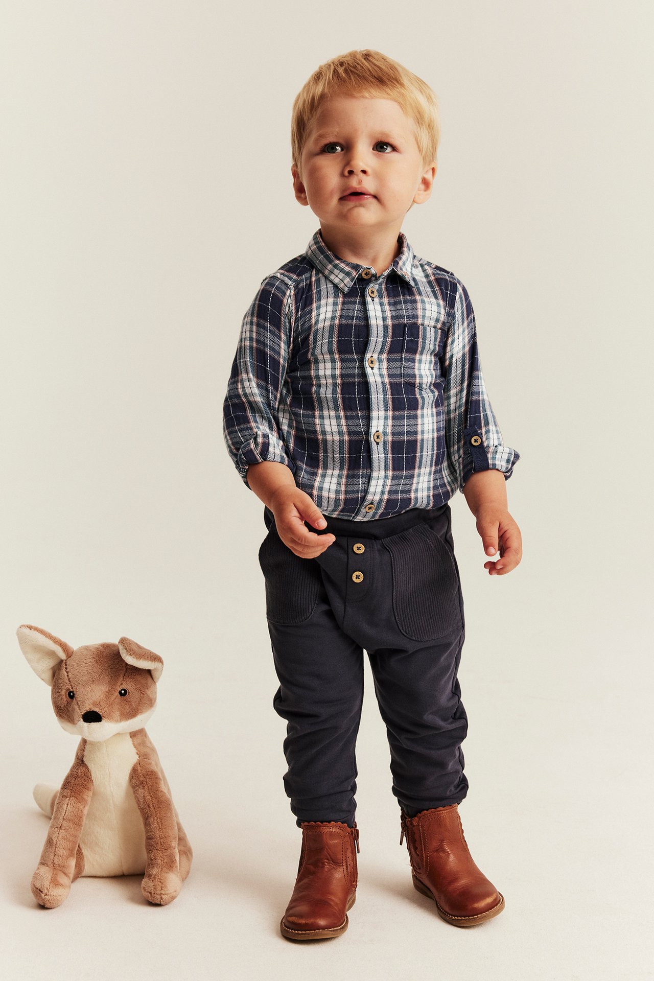 Shirt bodysuit with collar