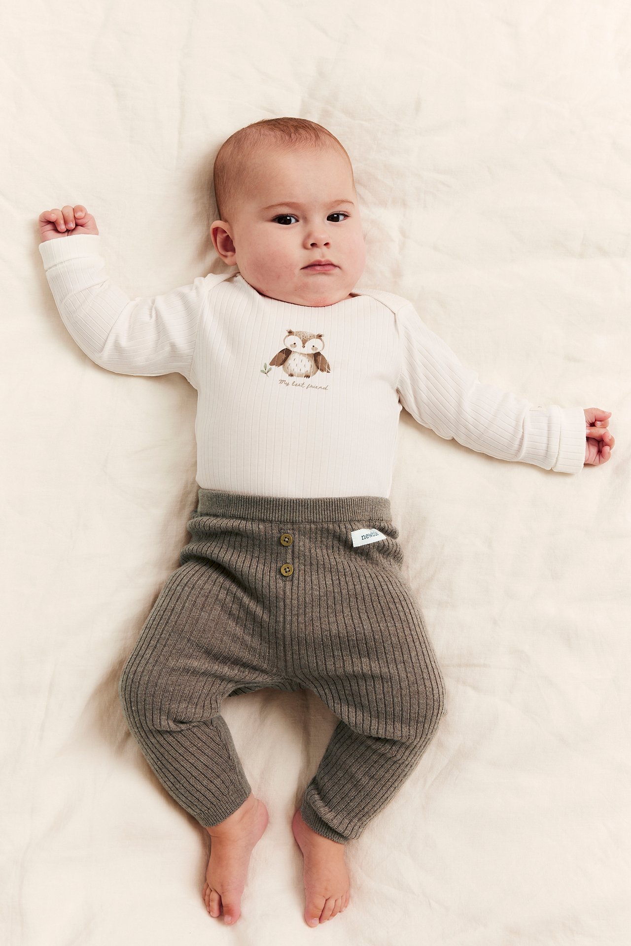 Fine-knit leggings in a wool blend