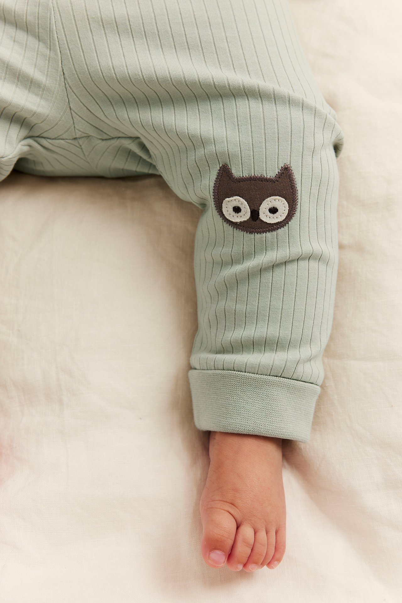 Ribbed owl leggings