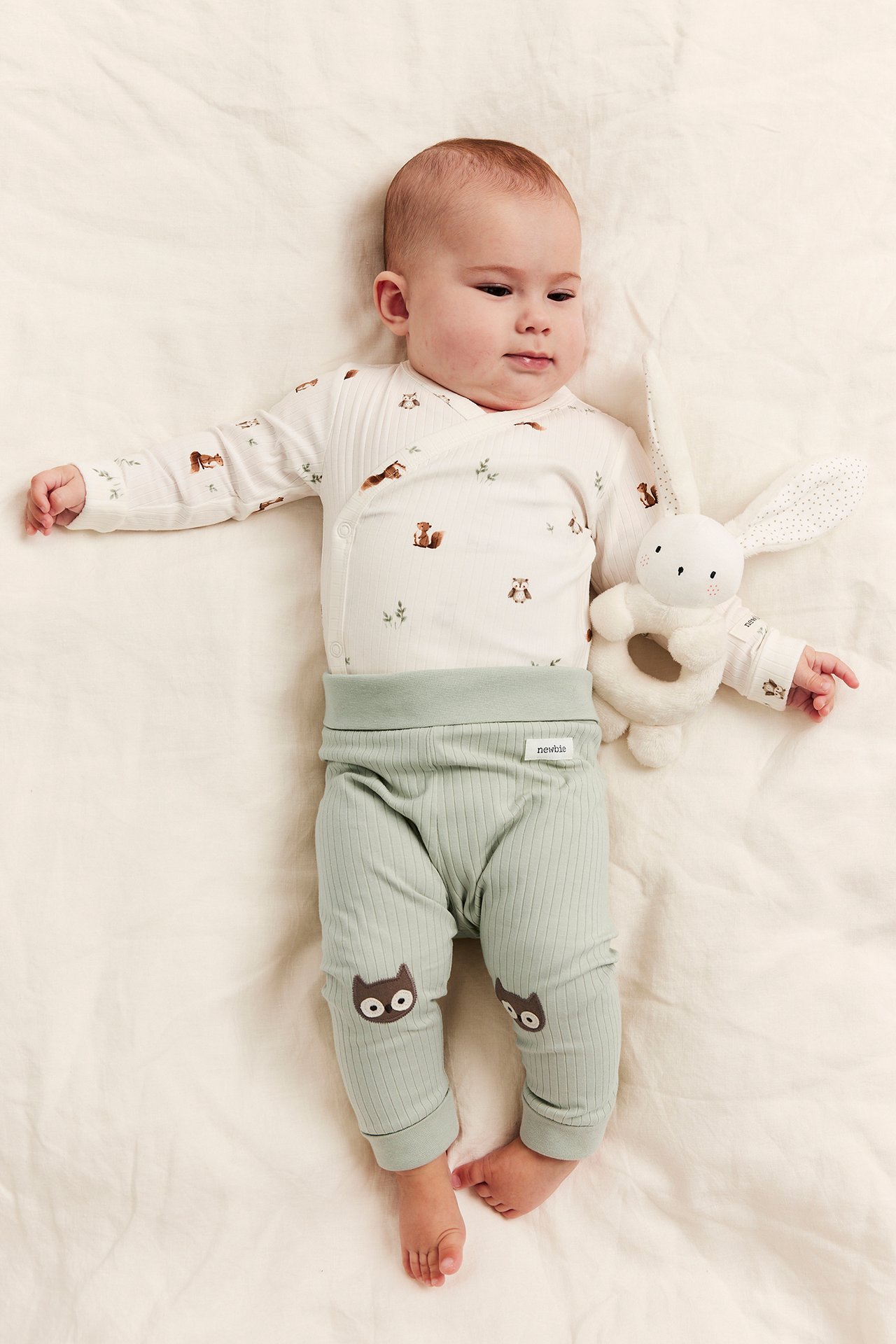 Ribbed owl leggings