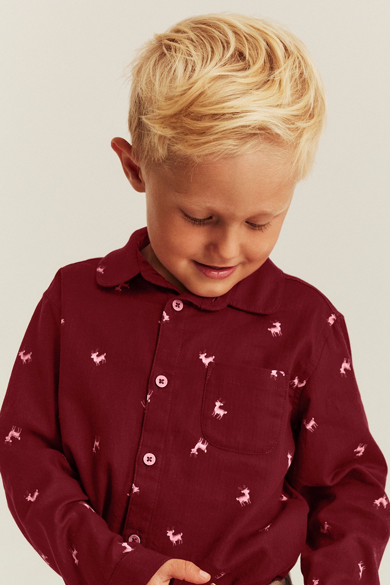Shirt with all-over pattern