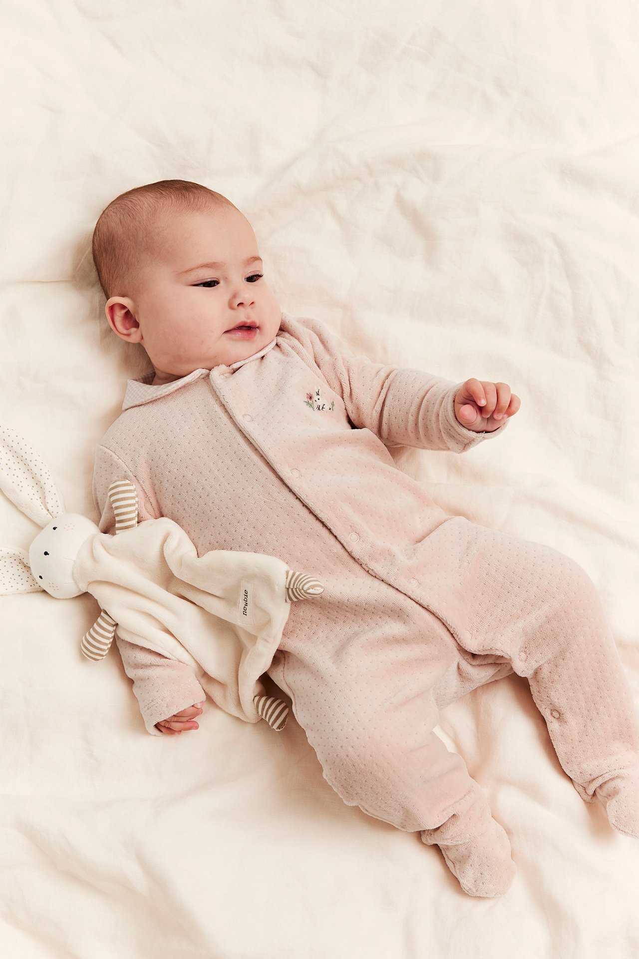 Velour pajamas with collar