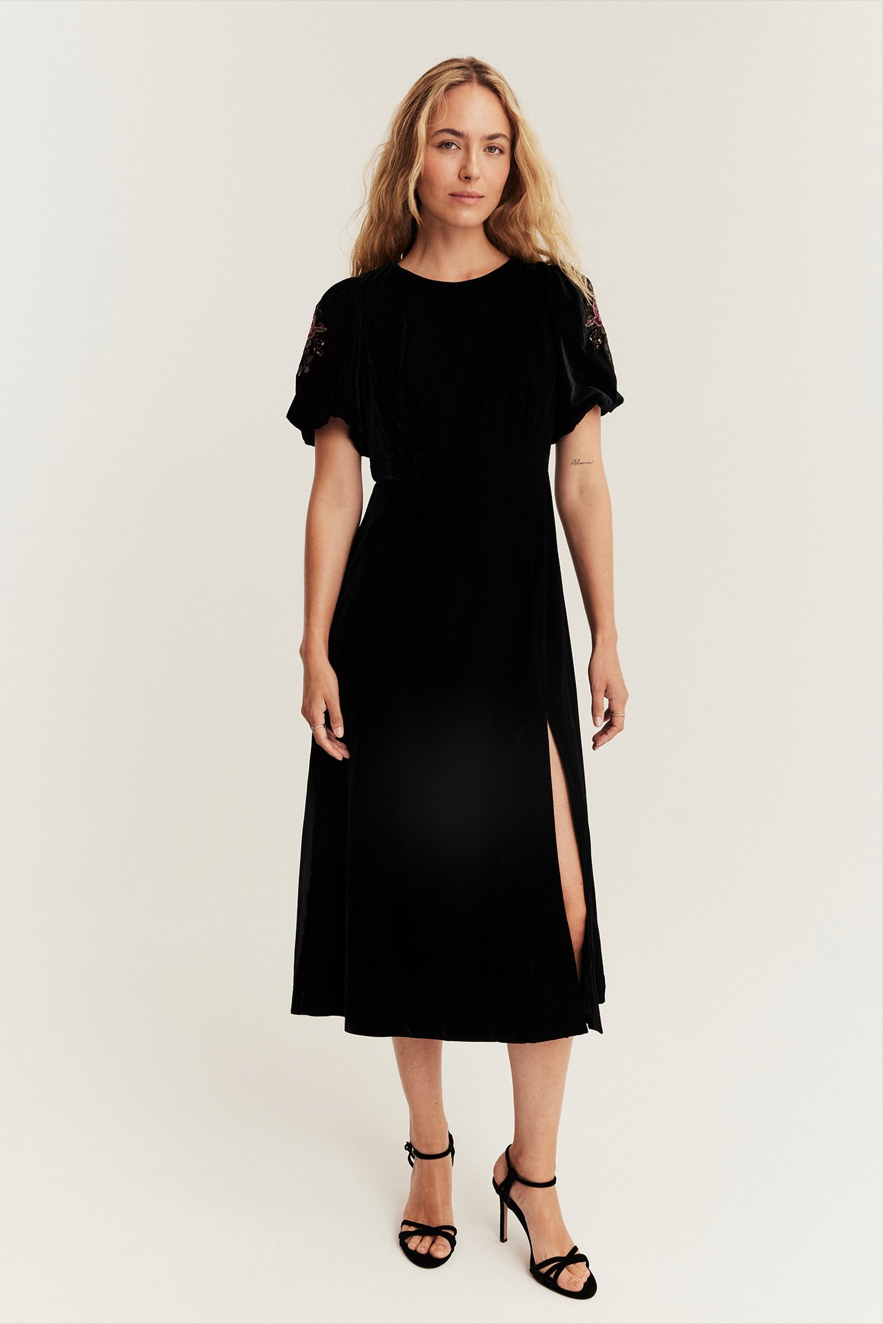 Samtkleid Newbie Woman - Schwarz - 4
