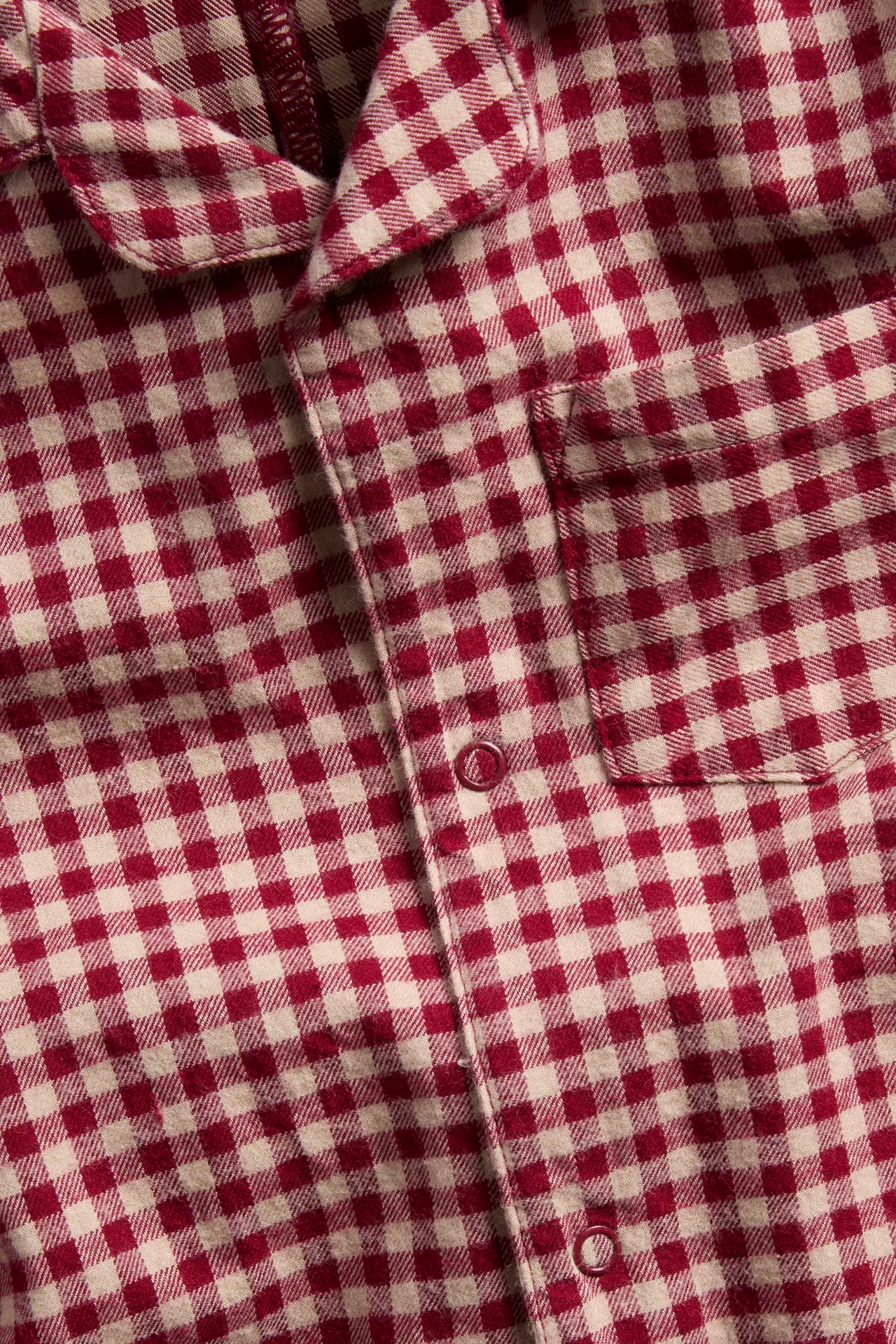 Weihnachtspyjama aus Flanell
