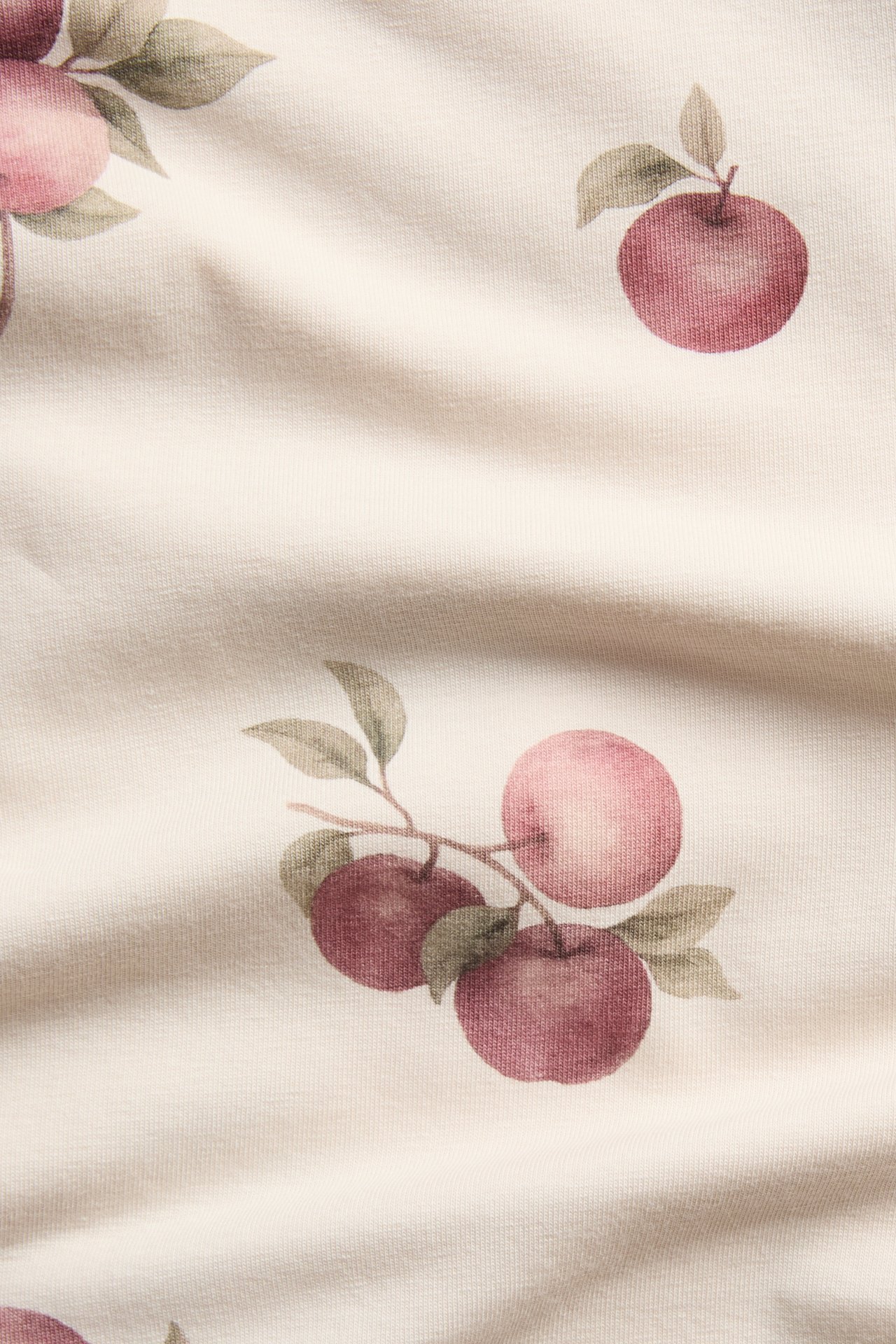 Bodysuit with apple pattern