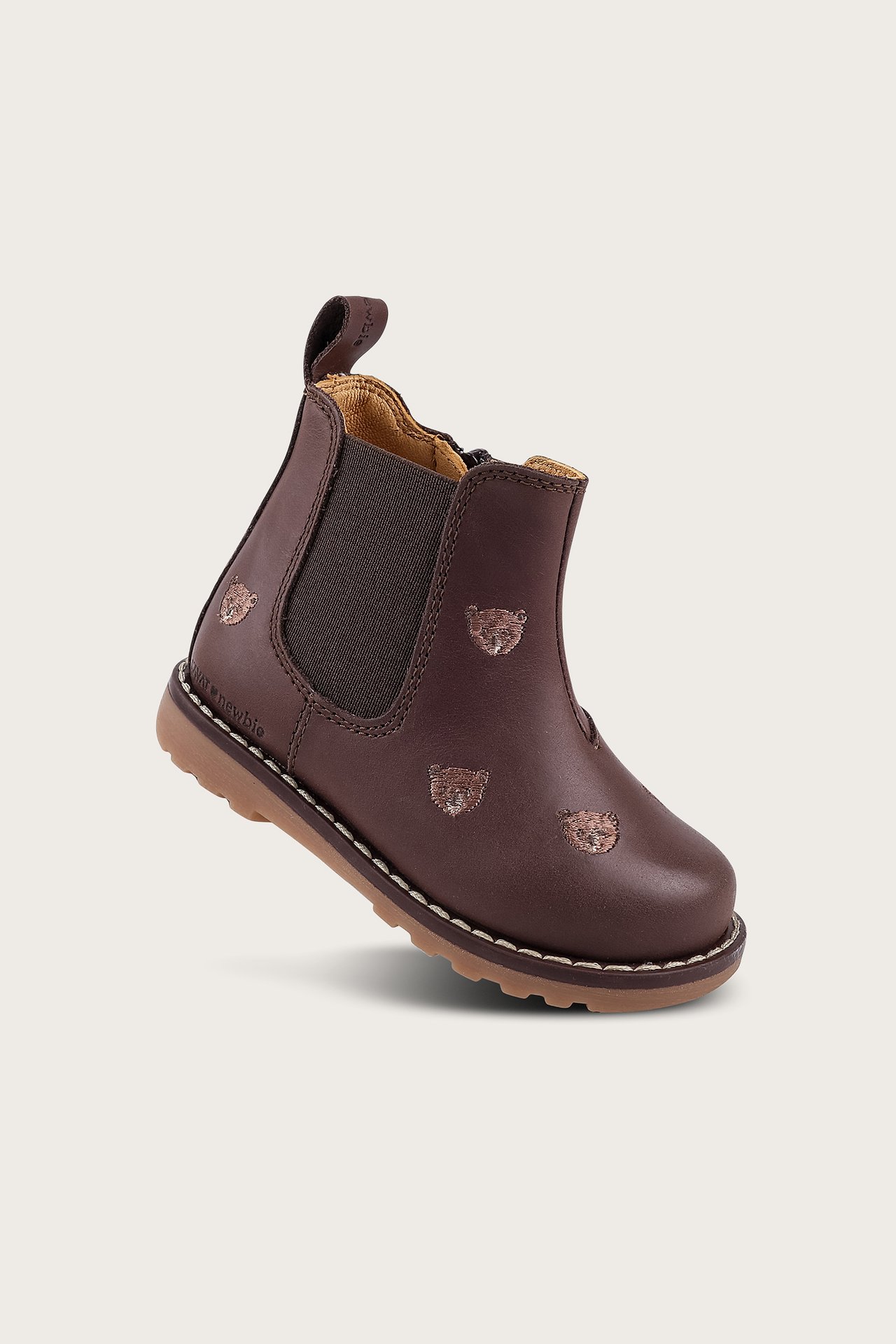 Patterned Lingham Chelsea boots - Dark brown - 5