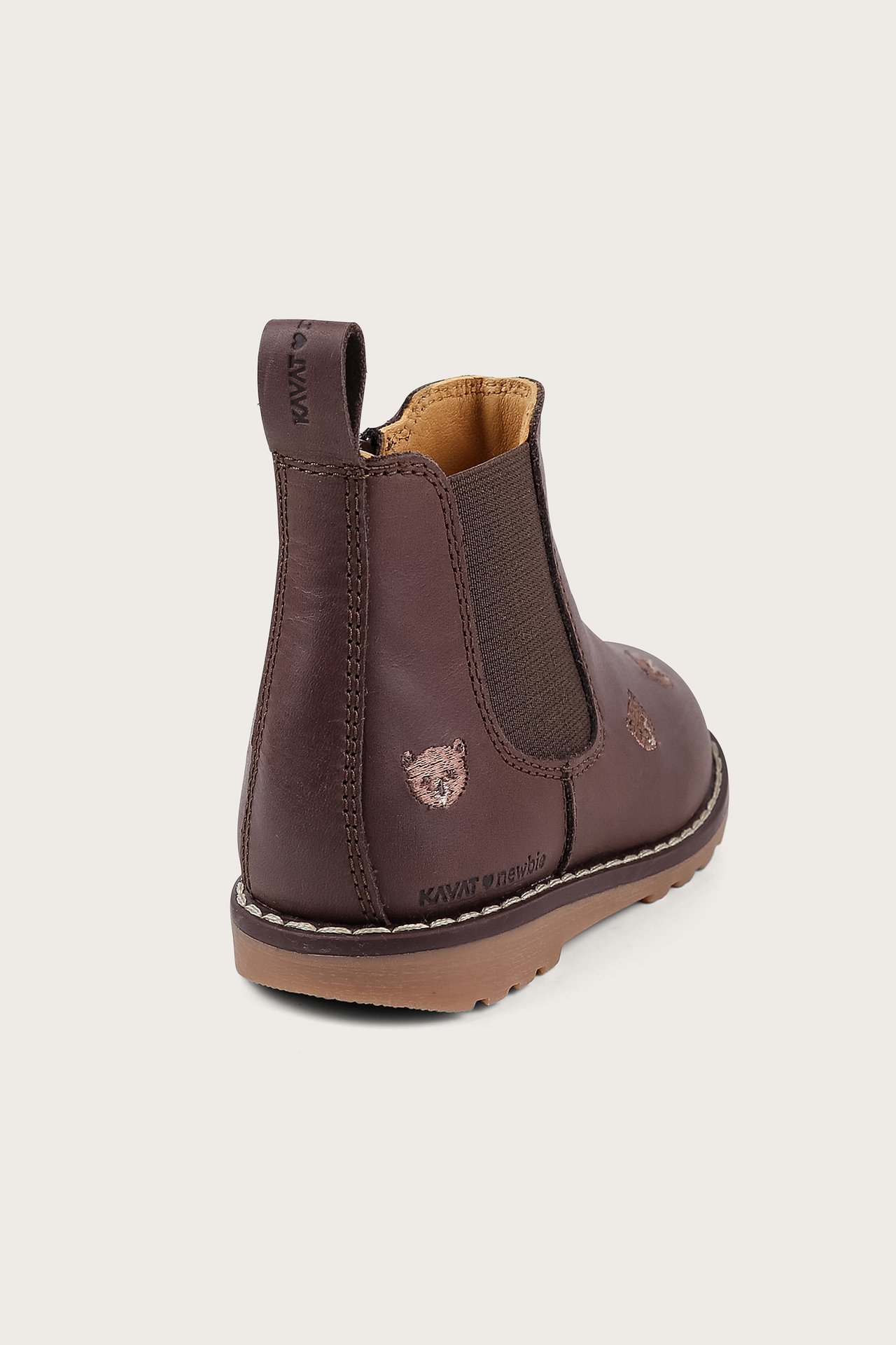 Patterned Lingham Chelsea boots - Dark brown - 6