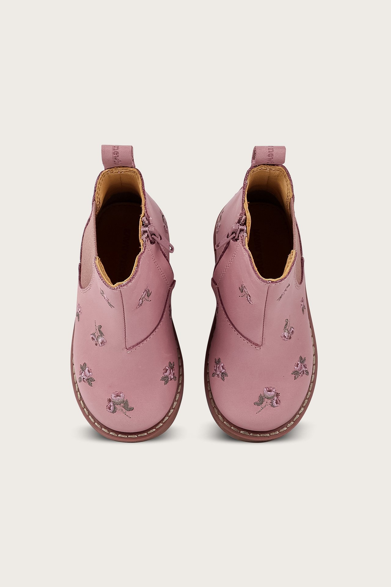 Floral Lingham Chelsea boots - Pink - 3