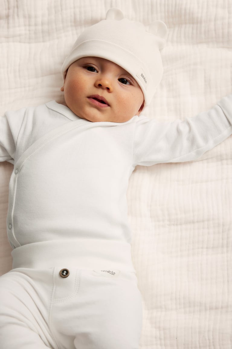 Wrap bodysuit | Off-white | Baby | Newbie