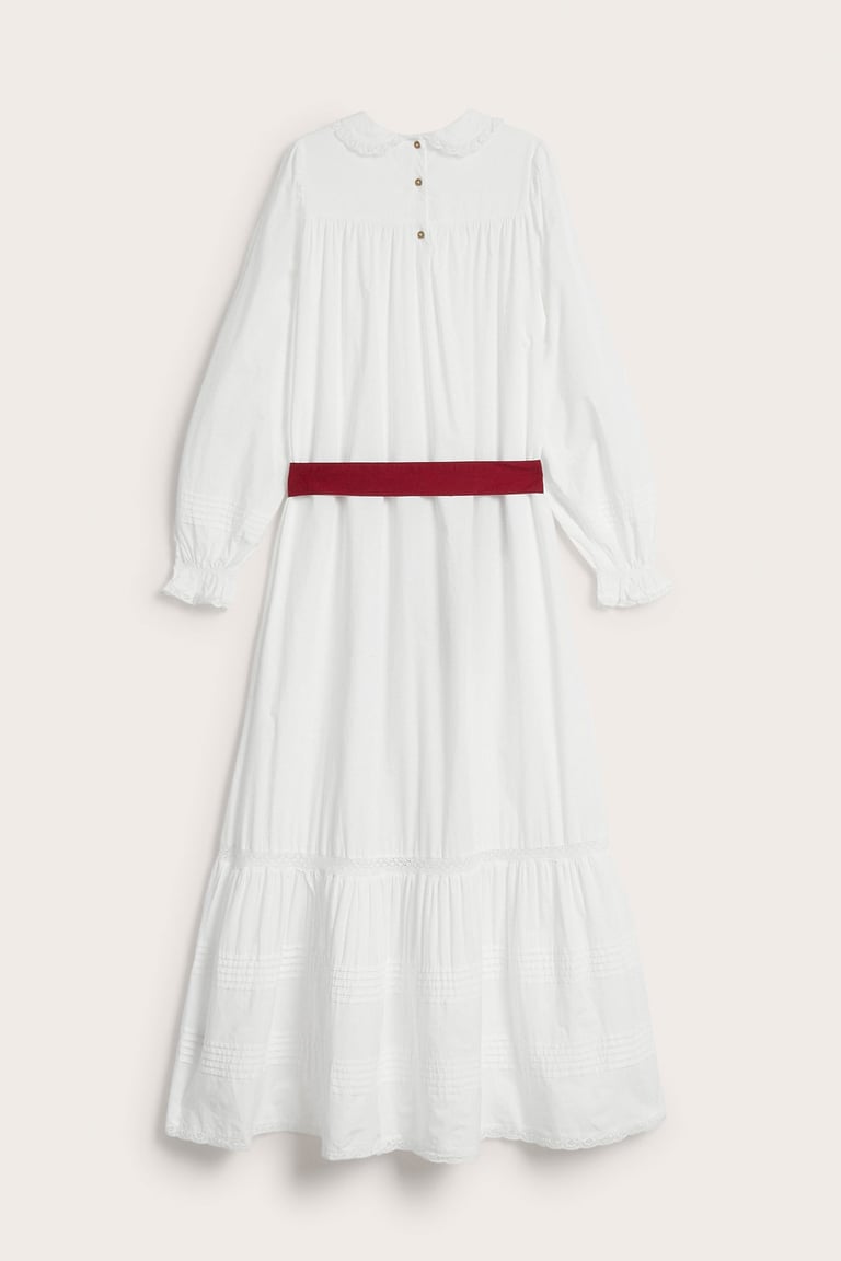 white long sleeve christmas dress Newbie Woman Sure to become a