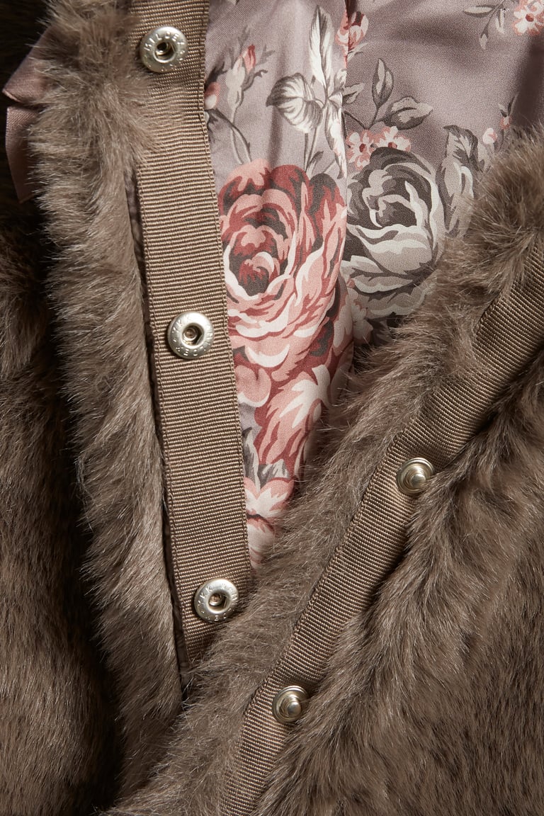 Faux fur jacket | Brown | Kids | Newbie