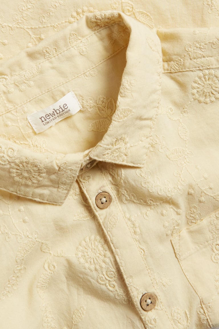 Short sleeve floral shirt | Yellow | Kids | Newbie