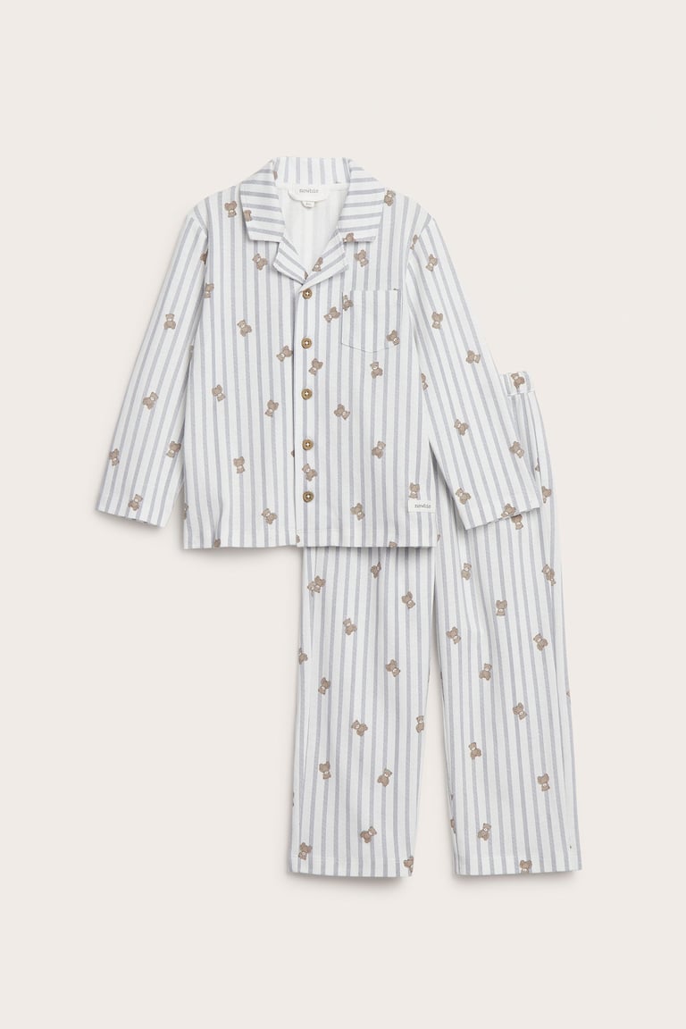 Nightwear Pijama Bt21 Amazon Pajamas With Teddy Bear Motif Light