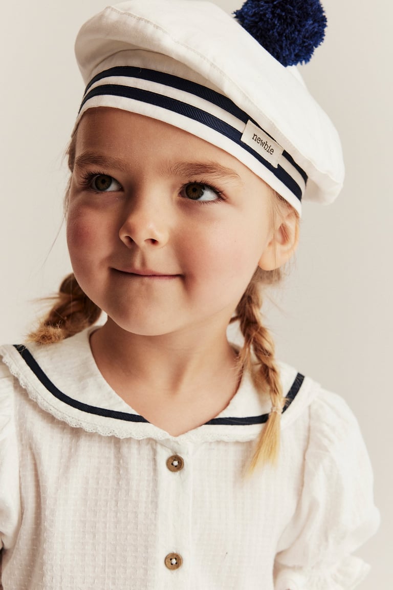 thenewsociety Anabella Blouse - 4Y 新品未使用 Sailor blouse with lace | Off-white | Kids | Newbie