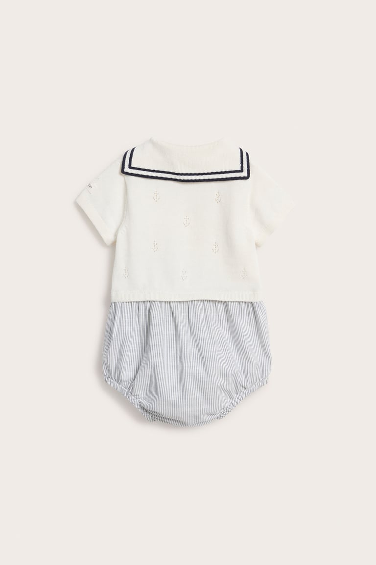 【美品】 AMERI SAILOR SCARF ROMPERS Ameri VINTAGE SAILOR SCARF ROMPERS