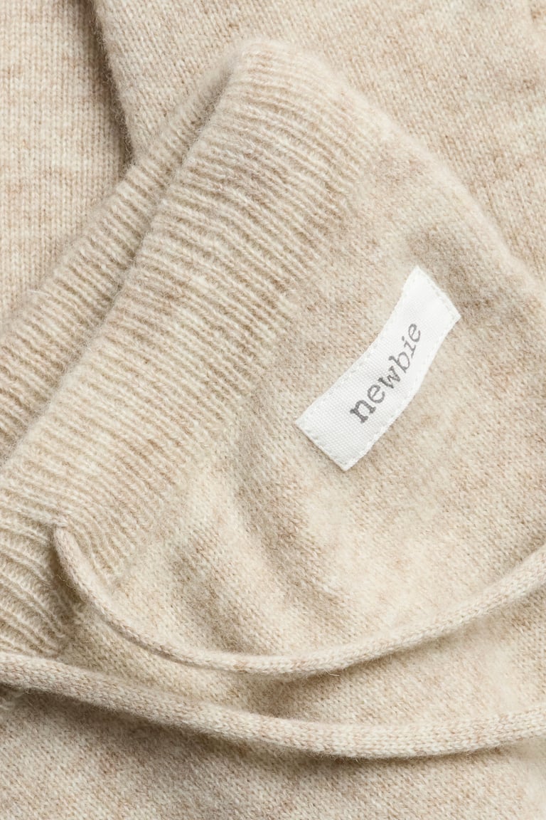 Wool cashmere blend pants | Beige mélange | Baby | Newbie
