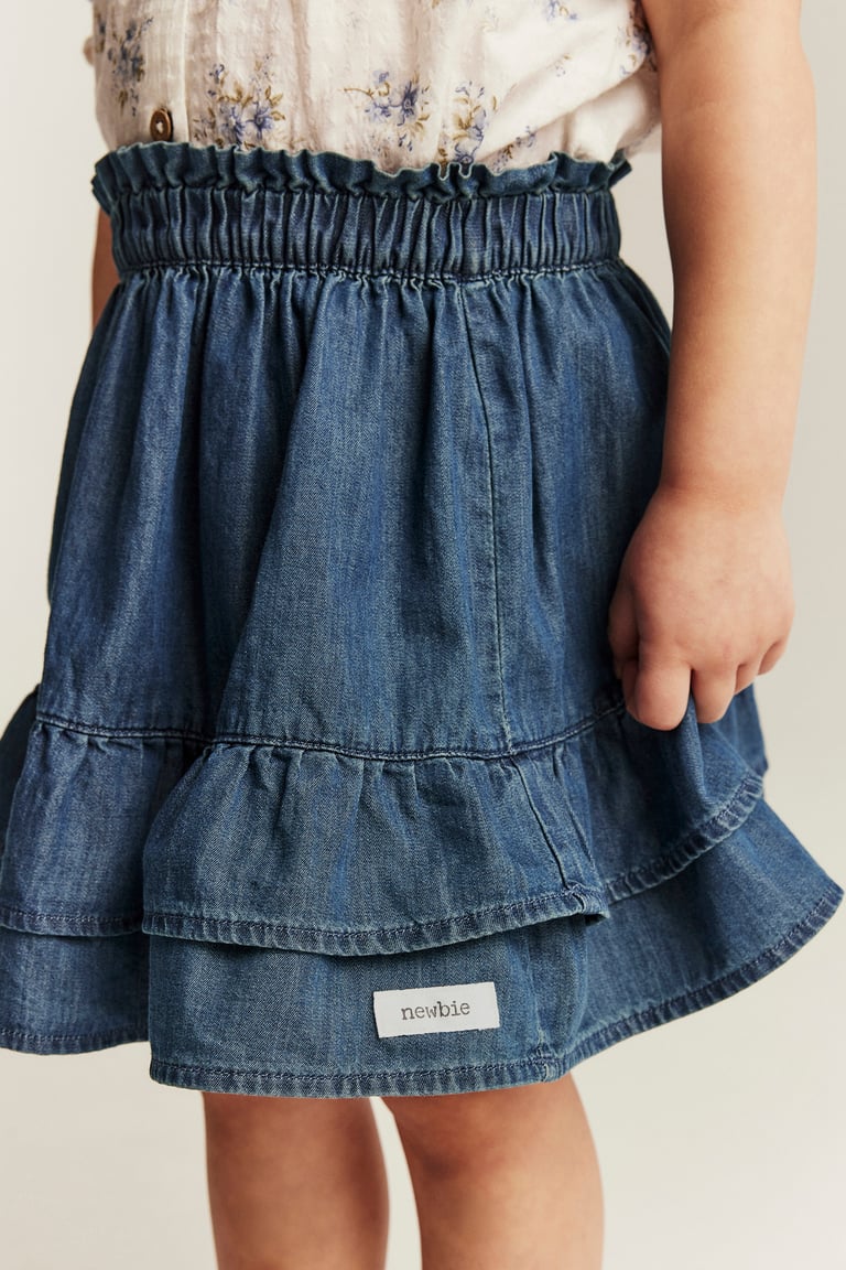 Frilled denim skirt | Denim | Kids | Newbie