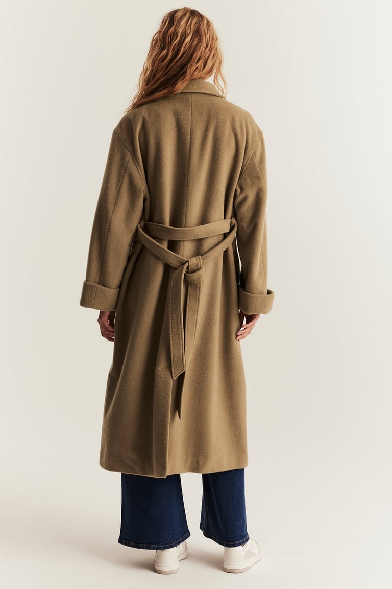 Wool blend coat from Newbie Woman | Brown | Kids | Newbie