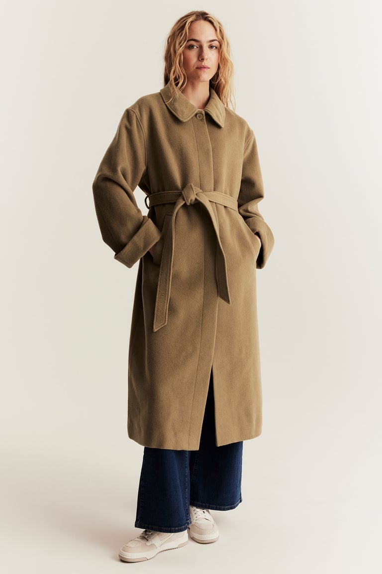 Wool blend coat from Newbie Woman | Brown | Kids | Newbie