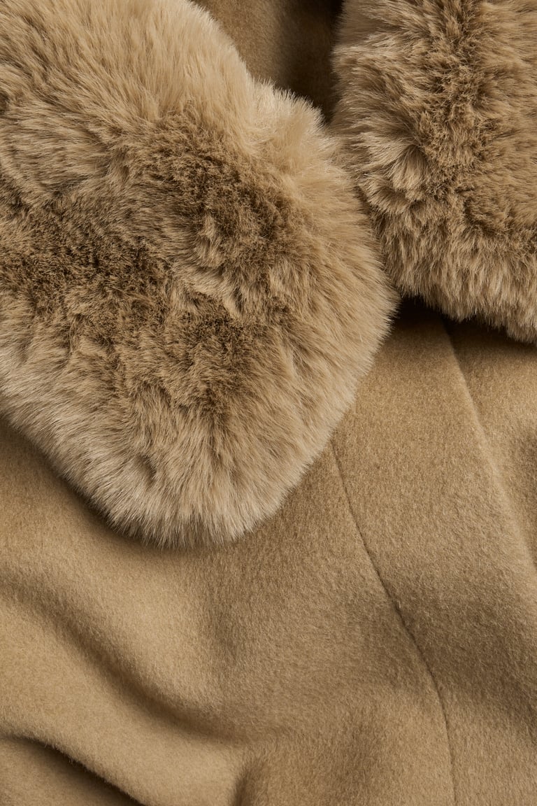 Wool blend coat from Newbie Woman | Brown | Kids | Newbie