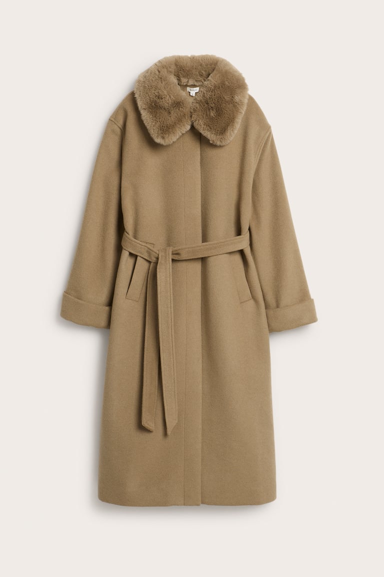 Wool blend coat from Newbie Woman | Brown | Kids | Newbie